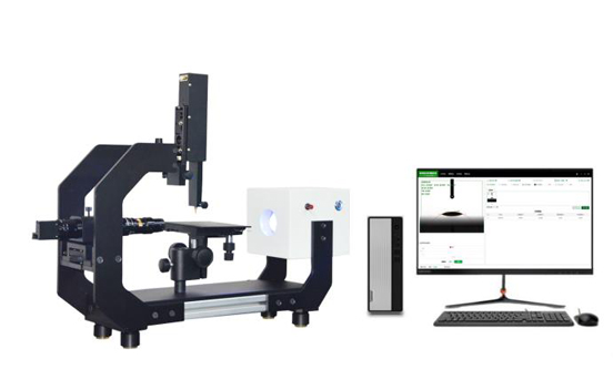 接觸角測(cè)量?jī)x頂視測(cè)量方法